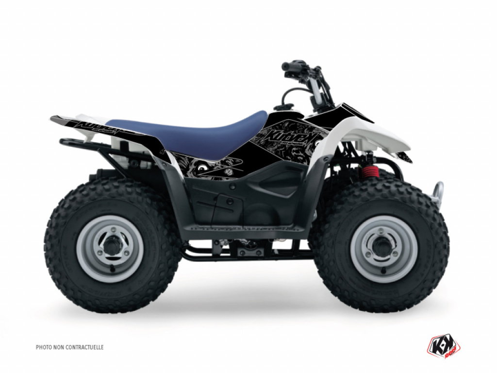 Zombies Dark Schwarz für Suzuki LT 50 1994-2003